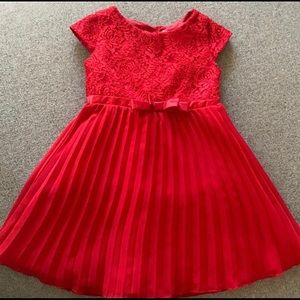 Youngland girls red dress